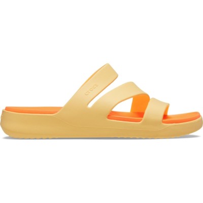 Papuci Crocs Getaway Strappy Portocaliu - Golden Hour foto