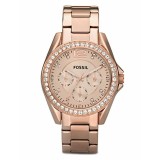 Cumpara ieftin Fossil ES2811 &ndash; Ceas de Dama Roz Auriu (Rose Gold) &ndash; Cadran cu Cifre Romane &ndash;