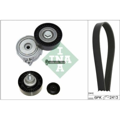 Set curea transmisie Audi A4 B7 (8ec) 11.04-01.09, A4 B7 Avant (8ed) 11.04-11.08, A4 B7 Convertible (8he) 01.02-01.10, A6 Allroad C6 (4fh) 03.06-08.1 foto