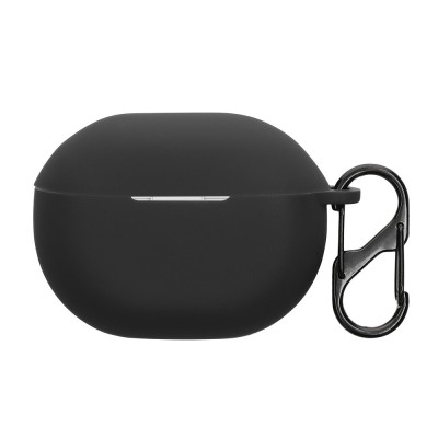 Husa Casti Kwmobile pentru SoundPEATS Air 4 Pro, Negru, Silicon, KWM0000256Z001C foto