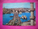 HOPCT 18033 PODUL GALATA IN 1972 -ISTANBUL-TURCIA-STAMPILA / TIMBRU -CIRCULATA