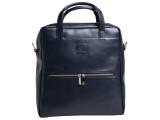 Rucsac din piele laptop 14 Exactive Lady Exacompta 17237E, bleumarin