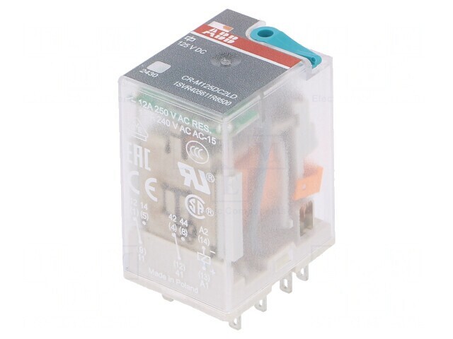 Releu Electromagnetic DPDT 125VDC 12A
