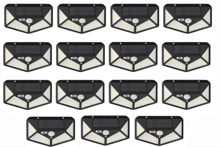Set 15x lampa solara 100LED