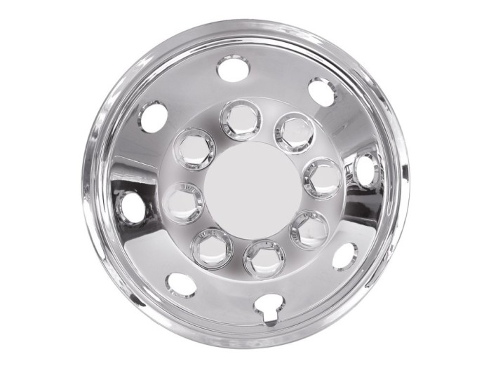 Set capace roti microbuz 15 inch, Carpoint, Cromate, forma con, set 4 buc