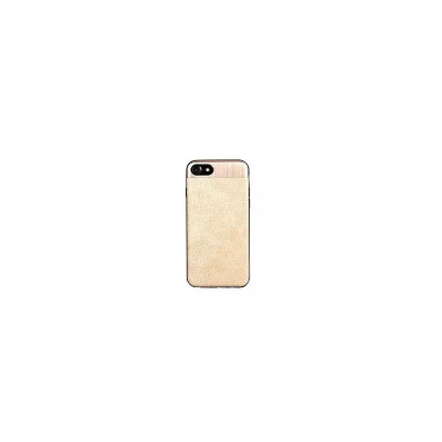 Husa iPhone 7+8 model piele Auriu foto