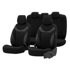 Set huse scaune compatibile Volkswagen GOLF IV (1997 - 2004) compatibile cu sistem AIRBAG