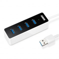 Hub USB Anker Compact 4 porturi USB 3.0 foto