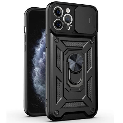 Husa Antisoc iPhone 11 Pro cu Protectie Camera Negru TCSS foto