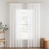Cumpara ieftin Set 2 Bucati Draperie, 140 X 245 Cm, Alb - CN