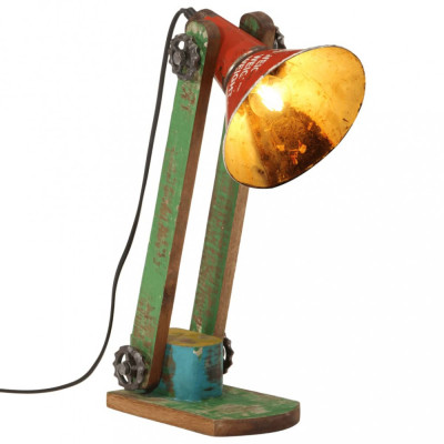 vidaXL Lampă de birou 25 W, multicolor, 23x13x52 cm, E27 foto