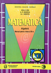 Matematica - Manual pentru clasa a XII-a. Algebra foto