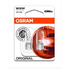 SET 2 BECURI 12V W5W ORIGINAL BLISTER OSRAM
