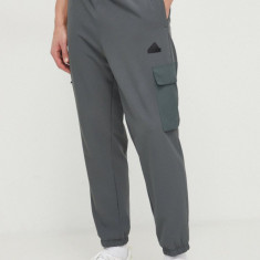 adidas pantaloni de trening culoarea verde, uni IN3699