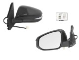 Oglinda exterioara Toyota RAV4 (XA40), 01.2013-12.2018, partea Stanga, culoare sticla crom, sticla convexa, cu carcasa grunduita , cu incalzire, ajus