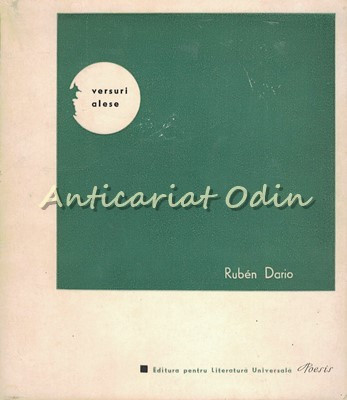 Versuri Alese - Ruben Dario - Tiraj: 3160 Exemplare