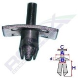 Set 10 Clipsuri Fixare A82004 Compatibil Audi Skoda VW Volvo, Cleme Prindere Universale, Diametru 6.5mm