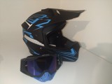 Casca Moto Atv Cross Enduro Downhill + Ochelari 100% ,marimi disponibile L,XL si XXL