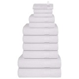 Cumpara ieftin Set prosoape FROGN 12 piese, alb, 360 g/m&sup2;