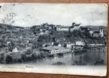 CPISTR5 Carte postala veche 1908 Elvetia - Aarburg, timbru intact, stampila tren Gara Ambulant