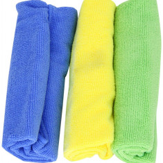 Set 3 lavete cu microfibre Mr. Kleen pentru curatat si spalat orice suprafata 40x30 cm