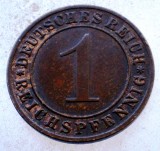 7.662 GERMANIA WEIMAR 1 REICHSPFENNIG 1935 F