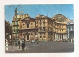 FA155 - Carte Postala - ITALIA - Napoli. Piazza Trento e Trieste, circulata 1966