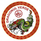 Abtibild sticker feng shui cu dragonul verde cele 4 animale celeste -11cm, Stonemania Bijou