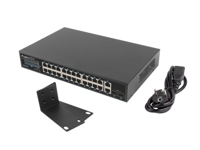 Switch Lanberg 24 Gigabit Ethernet, 360W foto
