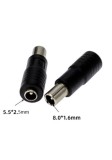 Mufa adaptoare 5.5 2.5mm mama - 8.0 1.6mm tata (538)