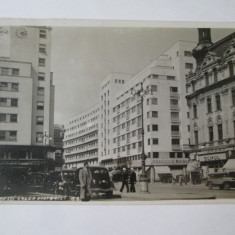 Carte pos.foto Bucuresti:Calea Victoriei,magazine,stampila rara:Ambulante 1940