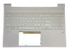 Carcasa superioara cu tastatura palmrest Laptop Gaming, HP, Victus 15-FA, 15-FB, 15Z-FB, N13297-001, N13297-B31, N13297-271, iluminata, alba, layout U