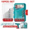 TOTAL - SET BURGHIE PENTRU METAL/BETON/LEMN 16 BUC PowerTool TopQuality