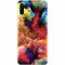 Husa silicon pentru Huawei P30 Lite, Oil Painting Colorful Strokes