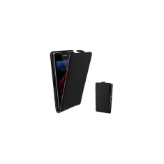 Husa Flip Vertical Sony Xperia Z3 Compact Black Oxo