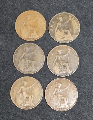 One Penny 1916 - 1921 foto