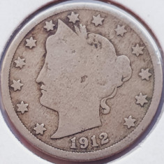 2351 USA SUA Statele Unite 5 cents 1912 (with "CENTS") UZATA km 112