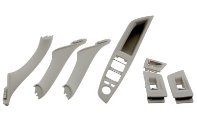 Set manere usa fata interior Bmw Seria 5 F10, F11 2009-, Bej -7 Piese, NTY EWS-BM-057 foto