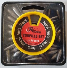 Set Plumbi Culisanti Filfishing 7 Compartimente, 0.75-3g