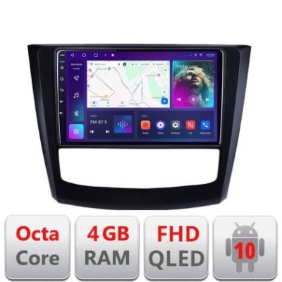 Navigatie Renault Kadjar facelift 2019-2022 dedicata Android QLED octa core 4+64 4G DSP FHD carplay android auto radio gps internet Android kit-9030-f foto