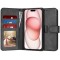 Husa 360 iPhone 15 Techsuit Diary Book, negru