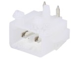 Conector TE Connectivity cablu-placă soclu tată 2 pini 5,08mm 250V THT