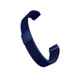 Curea tip Milanese Loop, compatibila Huawei Watch GT 7 46mm, telescoape Quick Release, 22mm, Albastru