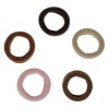 Set Elastice Păr Multicolor, 5 Bucăți, Frotte Groase, Oem