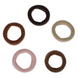 Set Elastice Păr Multicolor, 5 Bucăți, Frotte Groase, Oem