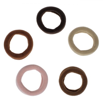 Set Elastice Păr Multicolor, 5 Bucăți, Frotte Groase foto