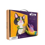Set pictura cu argila usoara, 29*29 cm - cat, Okto