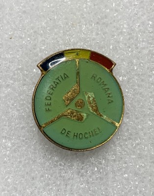 Insigna Federația Romană de Hochei foto