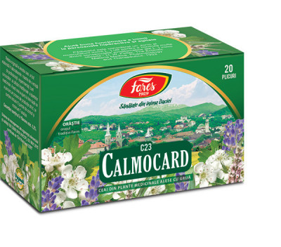 Ceai calmocard (calmant cardiac) 20dz fares foto