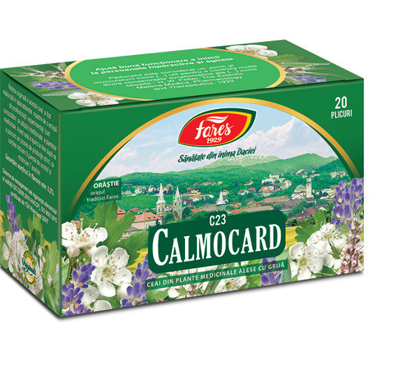 Ceai calmocard (calmant cardiac) 20dz fares